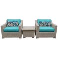 thumbnail image 1 of Coast 3 Piece Outdoor Wicker Patio Furniture Set 03a in Aruba, 1 of 2