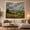 Cloudy Hills, variant on Rolling Countryside under Voluminous Cloudy Sky, Peaceful Vintage for Nature Lovers, Rural Landscape Art, Housewarming Gift, Tapestry Wall Hanging for Study Room and Den