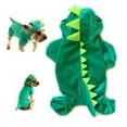 thumbnail image 2 of Halloween Dog Dinosaur Pet Clothing Elastic Velvet Outfit for Small Medium Dogs Casual Wear, 2 of 7