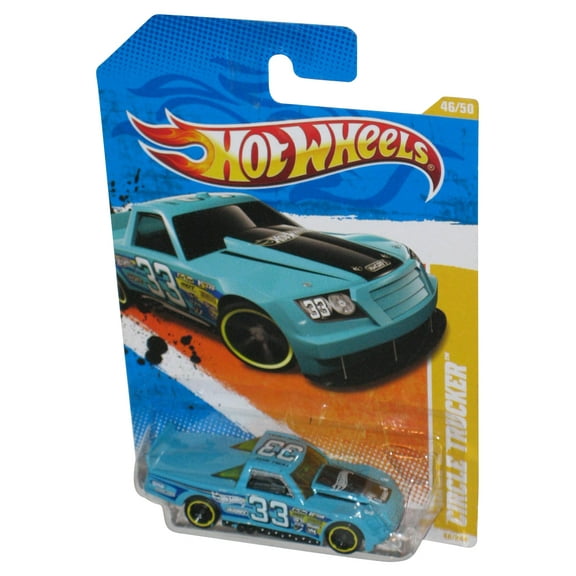 Hot Wheels 2011 New Models 46/50 Blue Circle Trucker Toy Car 46/244
