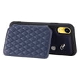 thumbnail image 6 of Case for iPhone XR, Detachable Crossbody Strap Wallet Case with Card Slots, Stand Ring Flip PU Leather Protective Cover Lanyard for Women for iPhone XR, Darkblue, 6 of 11