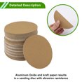 thumbnail image 3 of Unique Bargains Universal 5" 100 Grit Sanding Discs Hook Loop Sanding Sheets Aluminum Oxide 100Pcs, 3 of 6