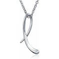 thumbnail image 1 of Personalize ABC Script Letter Alphabet Pendant Initial Necklace For Teen Women 14K Gold Plated .925 Sterling Silver, 1 of 6