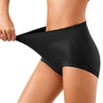 thumbnail image 4 of Womens Underwear Women's Seamless Underwear Breathable Mid Waist Tummy Control Comfortable Women's Panties Soft Stretchy Everyday Wear Comfortable Underwear for Women, 4 of 8