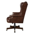 thumbnail image 4 of Adjustable Height Office Chair Brown and Dark Cherry, 4 of 7