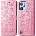 thumbnail image 5 of for Blackview A55 Wallet Case, Cat Dog Cartoon Cute Style with ID Card Holder PU Leather Flip Phone Cover Case for Blackview A55 MG Pink, 5 of 14