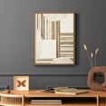 thumbnail image 6 of Neutral Stripes in Brown Solid Wood 11 x 14 Framed Print, 6 of 6