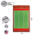 thumbnail image 4 of Football Coaches Dry Erase Clipboard ‚Äì Double Sided Lineup Board Bundled with Whistle and Dry Erase Markers, 4 of 5