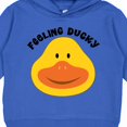 thumbnail image 3 of Inktastic Duck Feeling Ducky Toddler Hoodie, 3 of 4