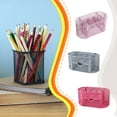 thumbnail image 3 of Injueey Portalápices de Metal simplista para un aspecto clásico y profesional en el trabajo, portalápices, caja de almacenamiento, Carpetas de archivos rosario, 3 of 6