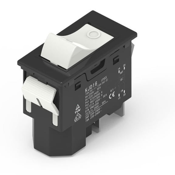 Electromagnetic Rocker Switches 4Pins Emergencies Stop Button Switches