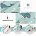 thumbnail image 3 of Coolnut Cute Whales Pillowcases, Soft and Cozy Decor Giftsative Pillow Cases with Hidden Zipper for Bedroom, Sofa, Couch, King Size 20x40 Inches（569）, 3 of 6