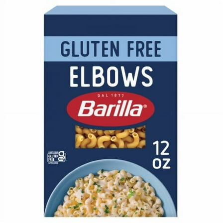 Pack of 2 - Barilla Gluten Free Elbows Macaroni Non-GMO Project Certified Pasta 12 oz