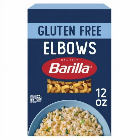 Pack of 2 - Barilla Gluten Free Elbows Macaroni Non-GMO Project Certified Pasta 12 oz