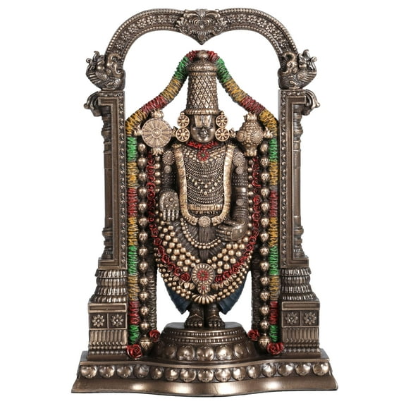 Veronese Design Bronze Finish Lord Venkateswara as Balaji Statue