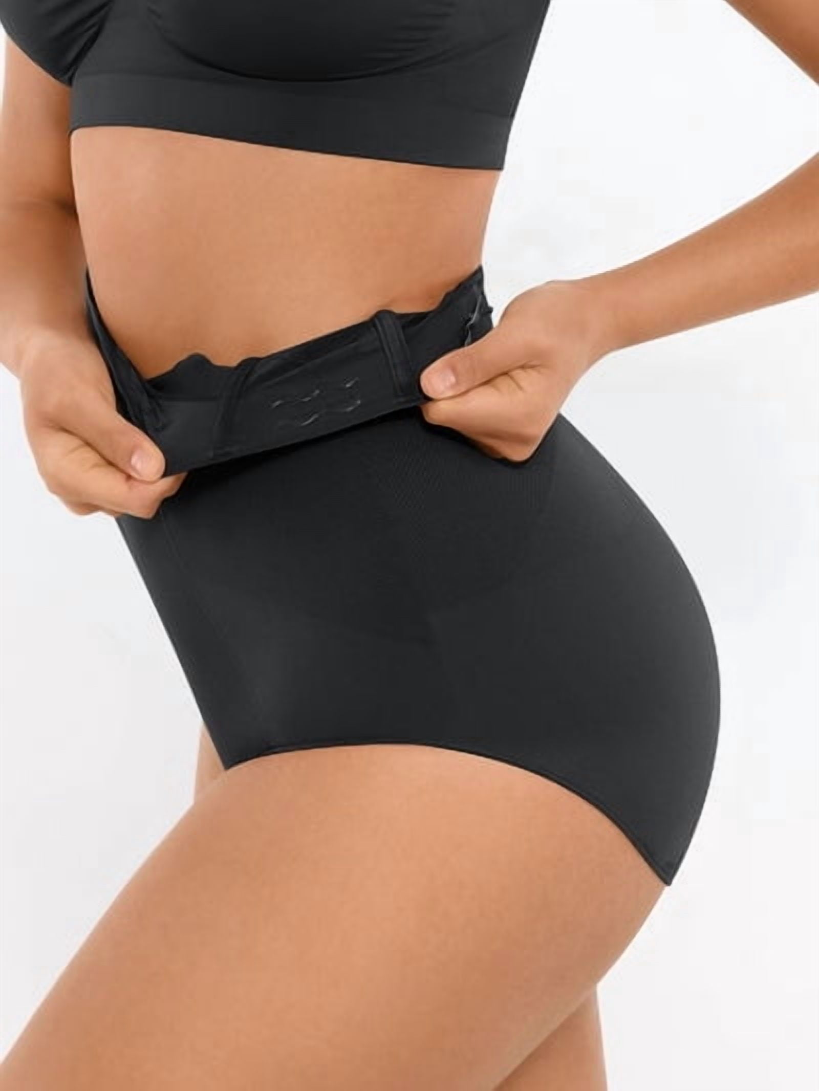 FeelinGirl Women's High-Waisted Tummy Control Seamless Shapewear Briefs, Sizes XS-4XL