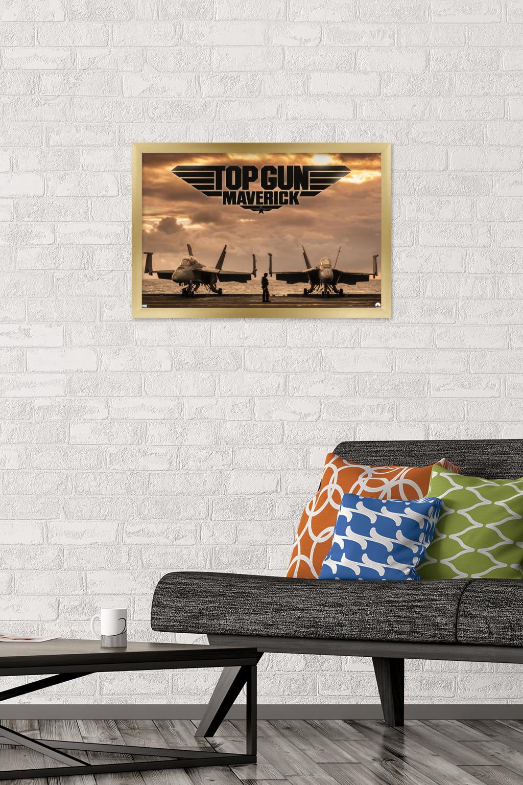 Top Gun: Maverick - Deck Wall Poster, 14.725" x 22.375" Framed