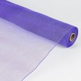 thumbnail image 2 of Purple - Floral Mesh Wrap Solid Color - ( 10 Inch x 10 Yards ), 2 of 2