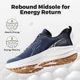 thumbnail image 4 of FitVille Men's Wide Fit Slip - Resistant Running Shoes Thick-Sole Upgraded Arch Support Shoes for Men, 4 of 6