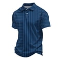 thumbnail image 6 of LIaqionyy Mens Striped Golf Shirt Business Sports Short Sleeve Collared Casual Lightweight Summer Tops Clothes S-5XL, 6 of 6