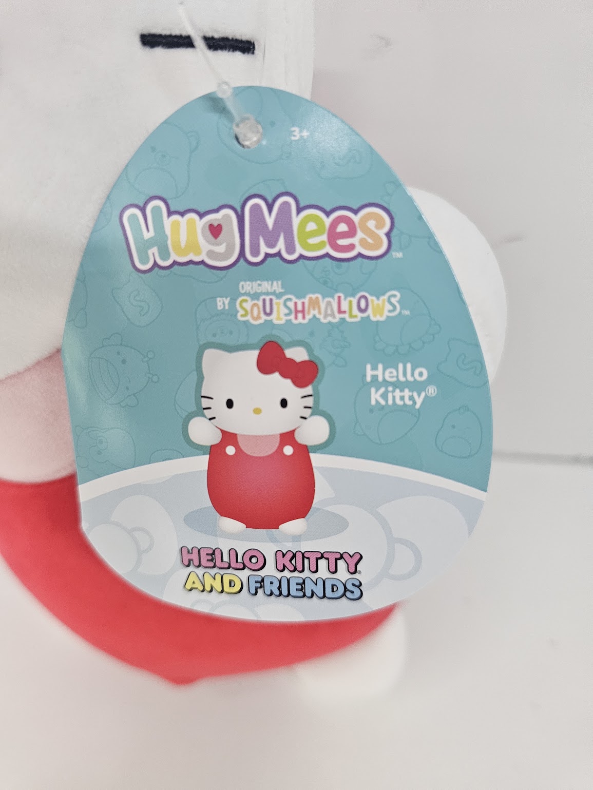Squishmallows Official Kellytoys Plush 10 Inch Hello Kitty In Red