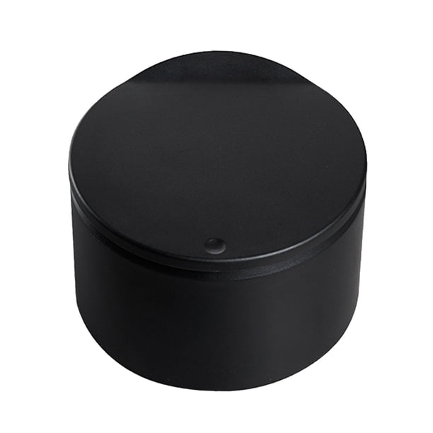 Mini bote de basura reutilizable para escritorio, novedoso, para café negro