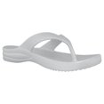 thumbnail image 1 of Women's Dawgs Flip Flops White Size 11, 1 of 1