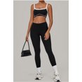 thumbnail image 2 of SKQIT Womens Workout Sets 2 Piece Yoga Outfits Contouring Contrast Stitching Sports Bra High Waist Leggings Gym Sets, 2 of 8