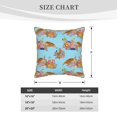 thumbnail image 2 of KLL Turtles And Corals Decorative Throw Pillow Covers Velvet Soft for Couch Sofa Bedroom Living Room Outdoor (No pillow core)- 18"x18", 2 of 5
