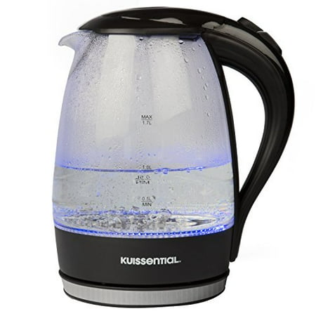Stainless Steel Electric Water Kettle 1.7 Liter, Fast Heating with Auto Shut-Off and Boil-Dry Protection, Cordless, LED Light Indicator, (Best Water Heating Kettle)