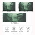 thumbnail image 2 of Yayeee Pillowcase Standard Size Set of 2 Satin Wrinkle Resistant Pillow Case, Green Forest, 2 of 7