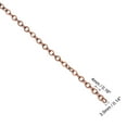 thumbnail image 2 of Unique Bargains Total 33 Feet Unfinished Cable Chain Round Link Chain Twisted 3.5mm for Jewelry Making, Copper, 2 of 7