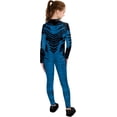 thumbnail image 3 of Guvpev Superhero Deluxe Zentai Halloween Costume - Stretch Spandex with Hidden Zippers - Superhero Bodysuit Jumpsuit Outfit for Halloween Cosplay & Stage Performance, 3 of 6