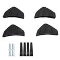 thumbnail image 2 of 4pcs Rear Bumper Lip Spoiler Protective Trim Black Maintenance Replacement Universal, 2 of 5