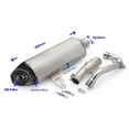 thumbnail image 3 of Motorcycle Exhaust Pipe Carbon Fiber Muffler Exhaust Link Pipe For Yamaha X-MAX 250 300 Cc 2017 2018 2019, 3 of 4