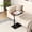 Walnut, variant on QinaQin C Shaped End Table for Couch,Height Adjustable Side Table,Adjustable Armrest TV Tray,Swivel Side Tables Sofa Trays,Black