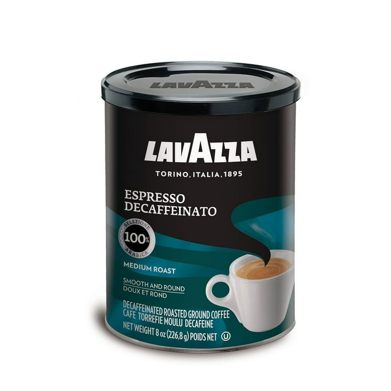 Lavazza Espresso Decaffeinato Medium Roast Ground Coffee - Pack of