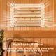 thumbnail image 5 of Yuarrent Sauna Air Vent Purifier Rejilla ventilada Superficie lisa Estructura firme Ventilador de Salida de vapor perforada Decoración del hogar, 5 of 6