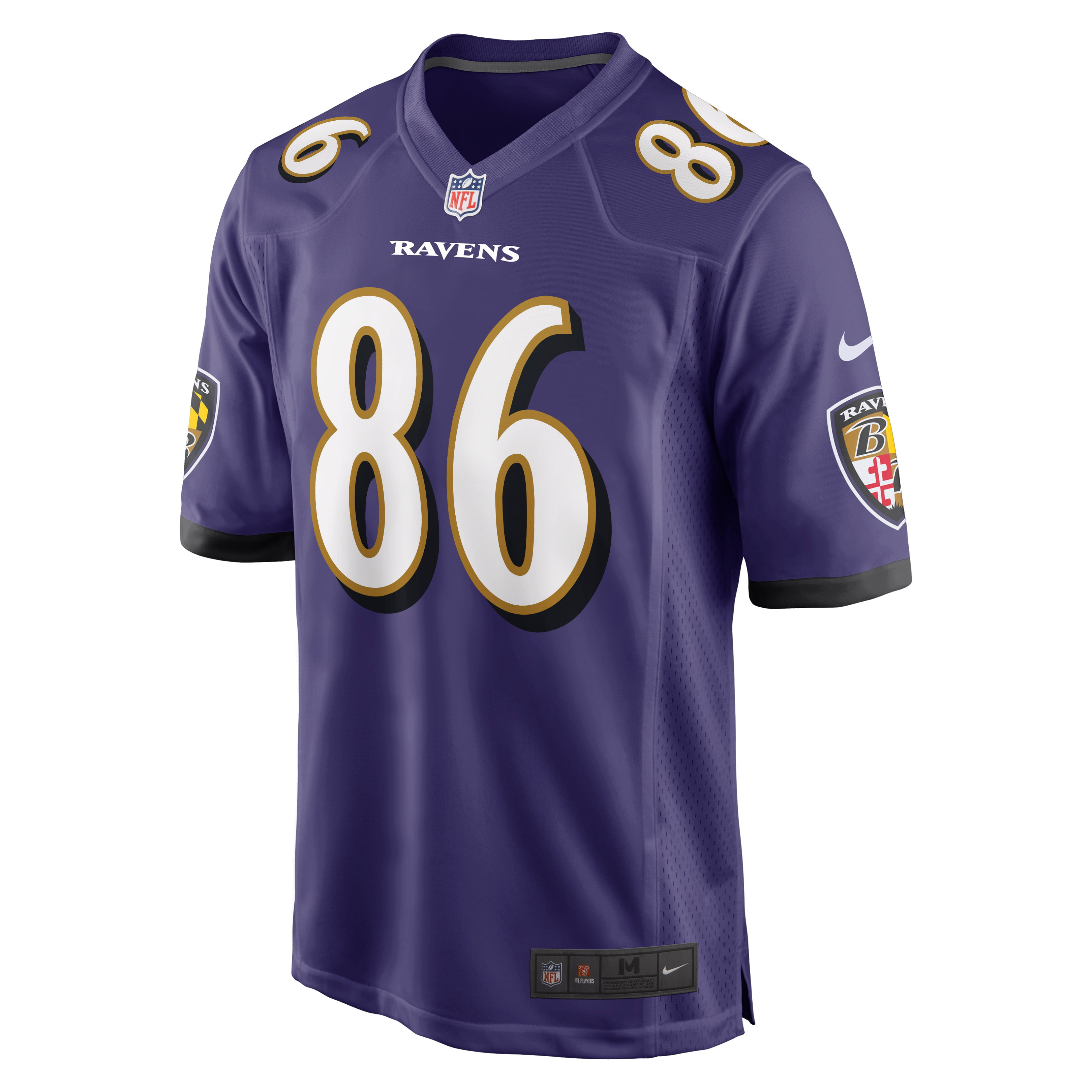 Nick Boyle Baltimore Ravens Nike Game Player Jersey - Purple