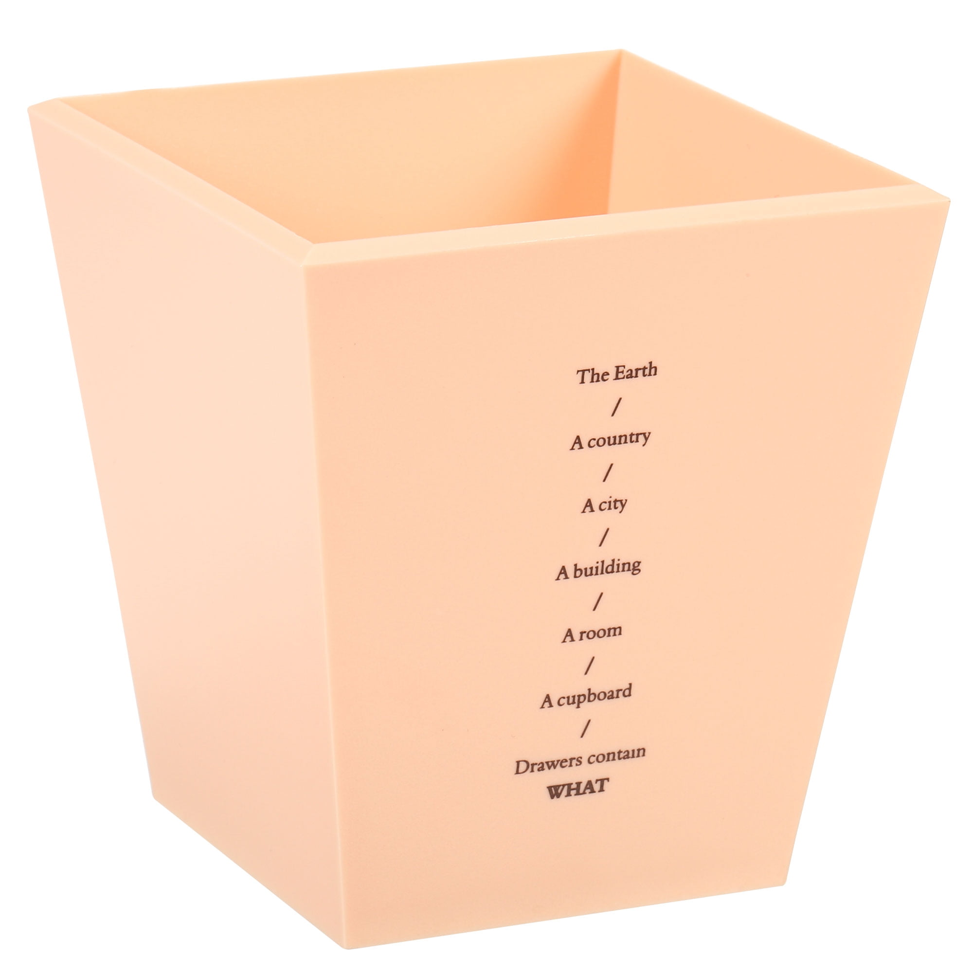 Unique Bargains Pen Cup Holder Plastic Pencil Stand Stationery