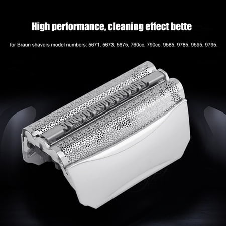 2018 New Upgraded Replacement Electric Shaver Razor Head Blades Foil Cutter Parts Accessories(Silver)