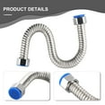 thumbnail image 2 of G1/2" Stainless Steel Corrugated Water Heater Connector Plumbing Pipe Hose, 2 of 4