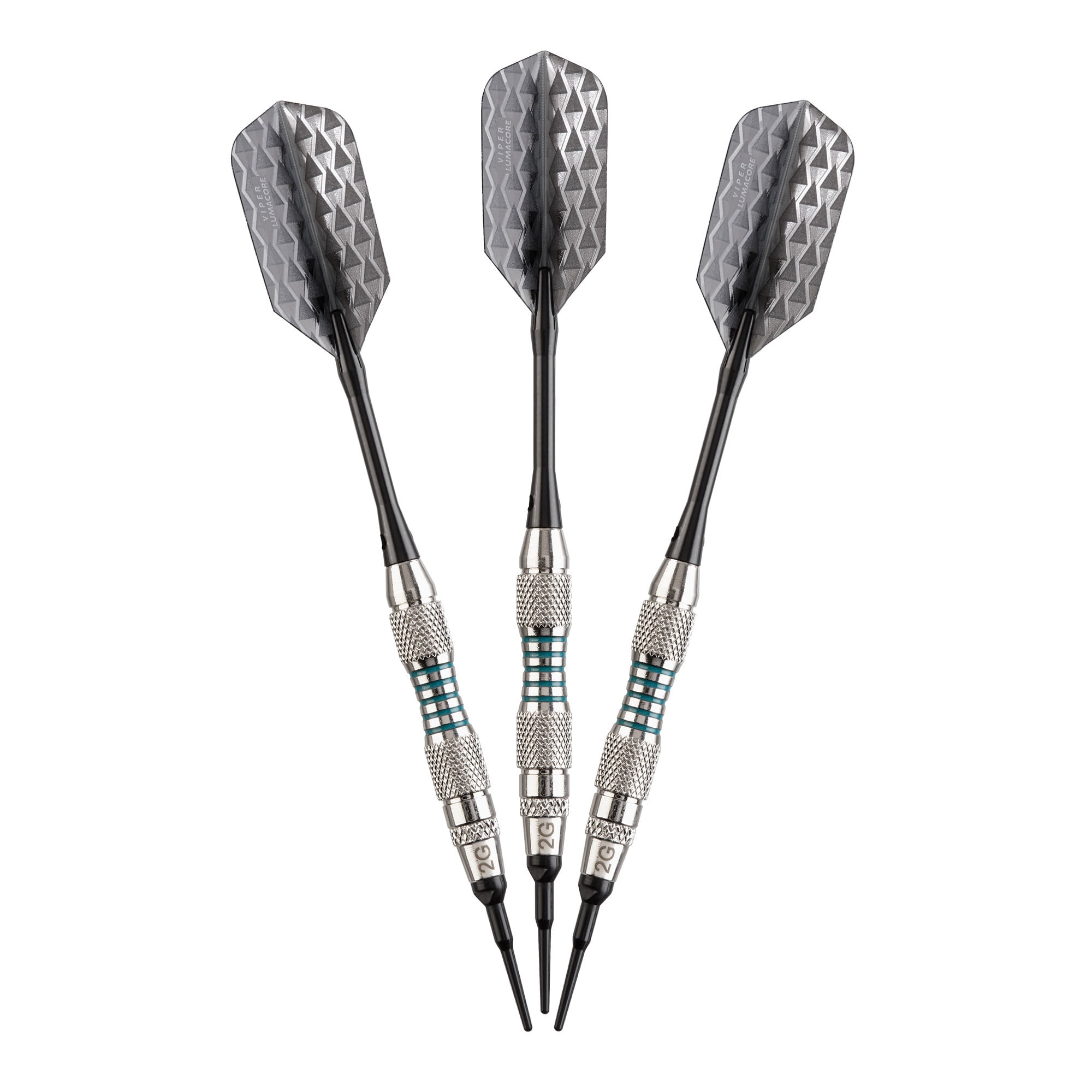 Viper Bobcat Adjustable Soft Tip Darts Green Rings 16-18 Grams