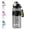 Black, variant on 27 oz Sports Water Bottle with Straw and Spout Lid, Leakproof BPA Free Toxic Free Plastic Sports Bottle for Gym, Hiking, School, Travel,Multiple Occasions