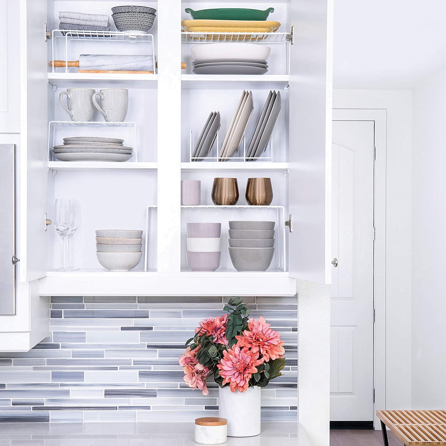 Better Houseware Medium Storage Shelf (White), 186PT