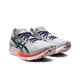 thumbnail image 4 of Zapatillas de running de corte bajo con placa de carbono y tejido de malla Asics Metaracer 1.0 Racing para hombre, color gris y azul, 4 of 4