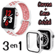 thumbnail image 1 of Correas para Apple Watch compatible con 38mm / 40mm + Case protector de pantalla con Cristal Templado. Estilo Sport, ideal para hacer ejercicio. Mamá Pulpo Sport con case, 1 of 4