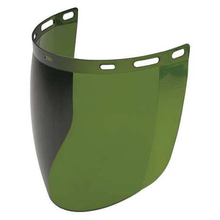 GATEWAY SAFETY, INC 685 Facshield Visr, Drk Grn, PC, 8inHx15-1/2inW GATEWAY SAFETY, INC 685 Facshield Visr, Drk Grn, PC, 8inHx15-1/2inW