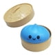thumbnail image 1 of Pelota antiestrés en forma de bola de masa hervida, juguete novedoso para escritorio de oficina, linda y divertida para niños y adultos, cocinada al vapor Azul, 1 of 9