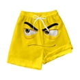 thumbnail image 4 of Boys Swim Trunks With Expression Prints Beach Shorts Kids Summer Pool Party Clothes, 4 of 4